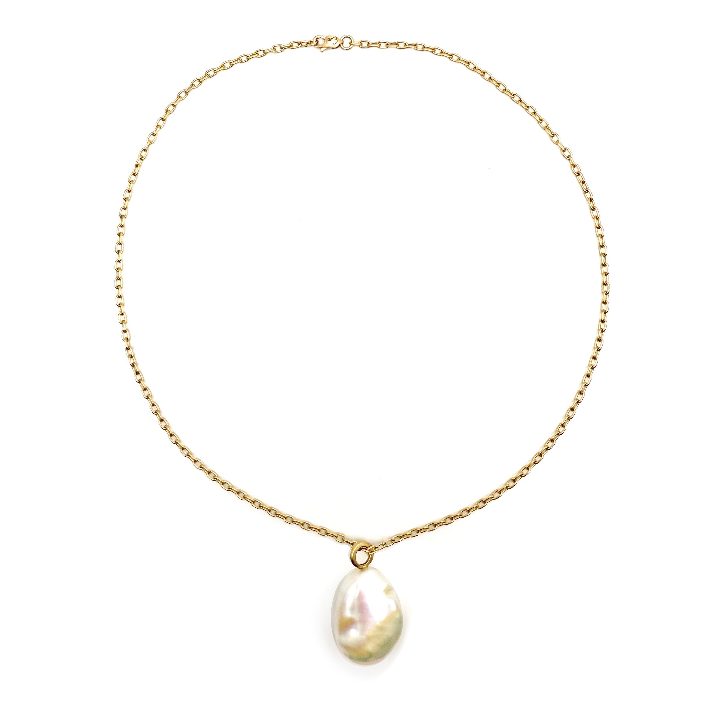 Baroque Pearl Drop Pendant