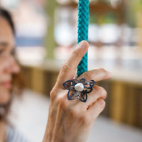 Anise Fold Pearl Ring