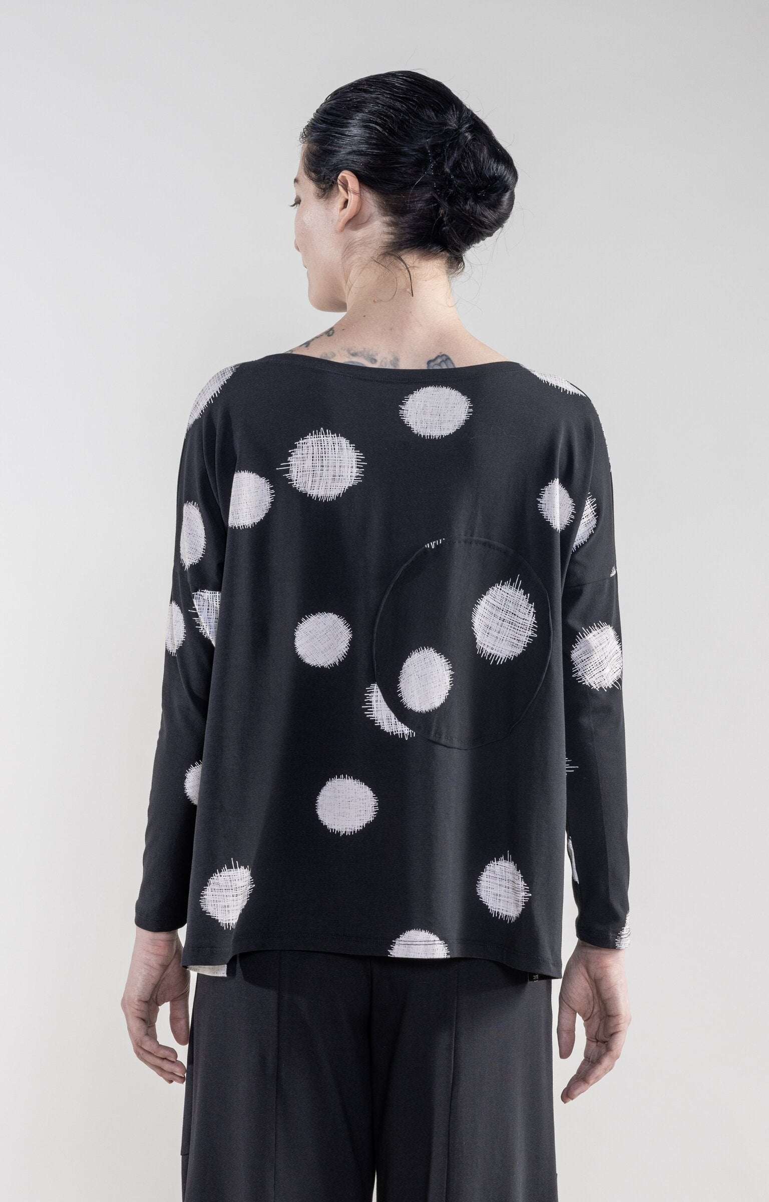 Black Scratch Print