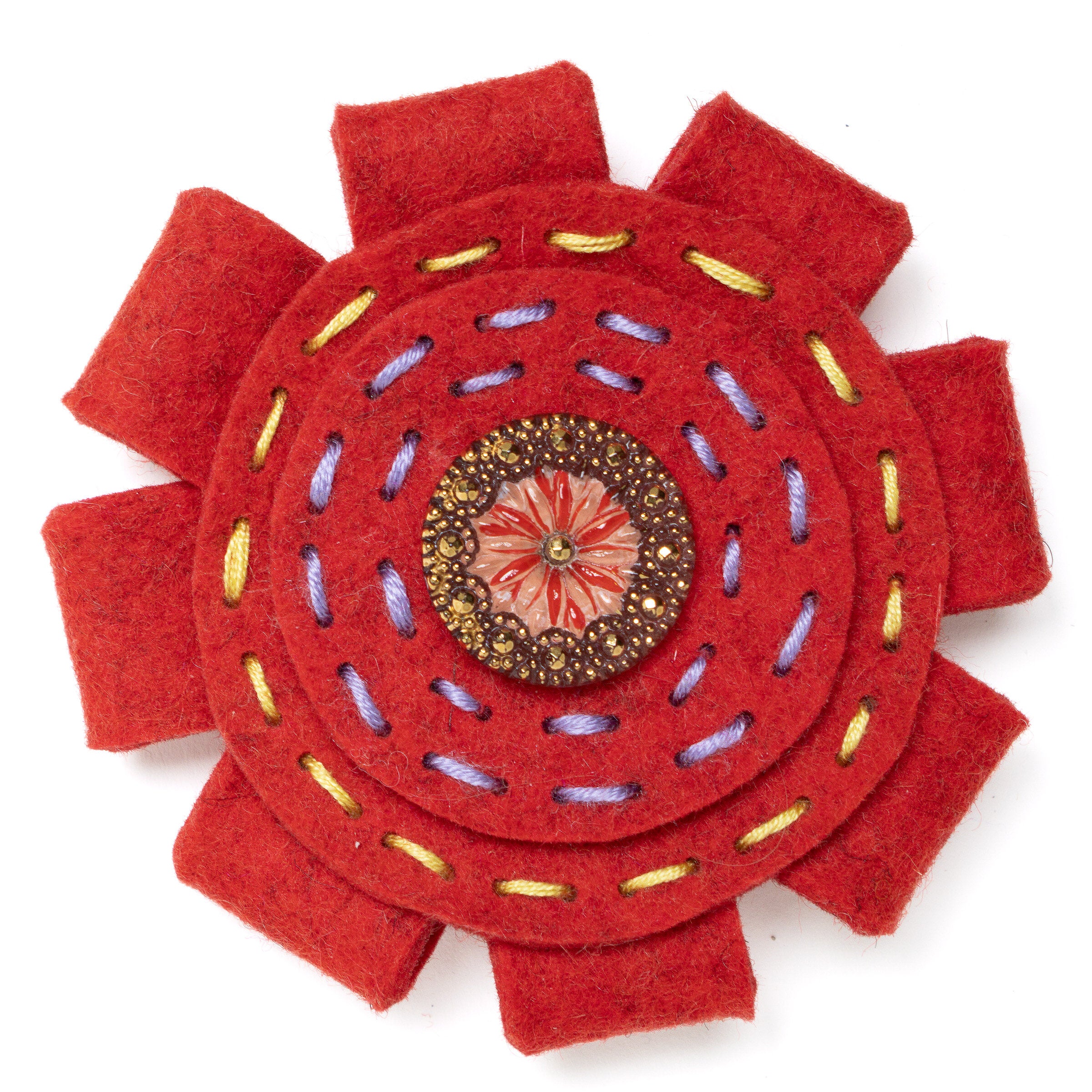 Big Rosette Brooch II