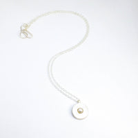 Pearl Disc Necklace