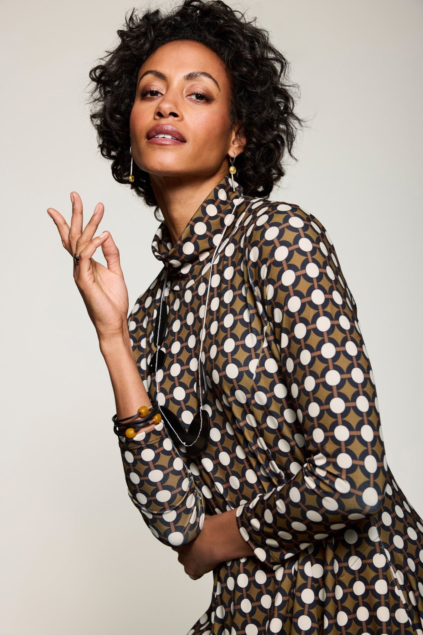 Long Sleeve Mod Dress Artful Home Long Sleeve Mod Dress Artful Home