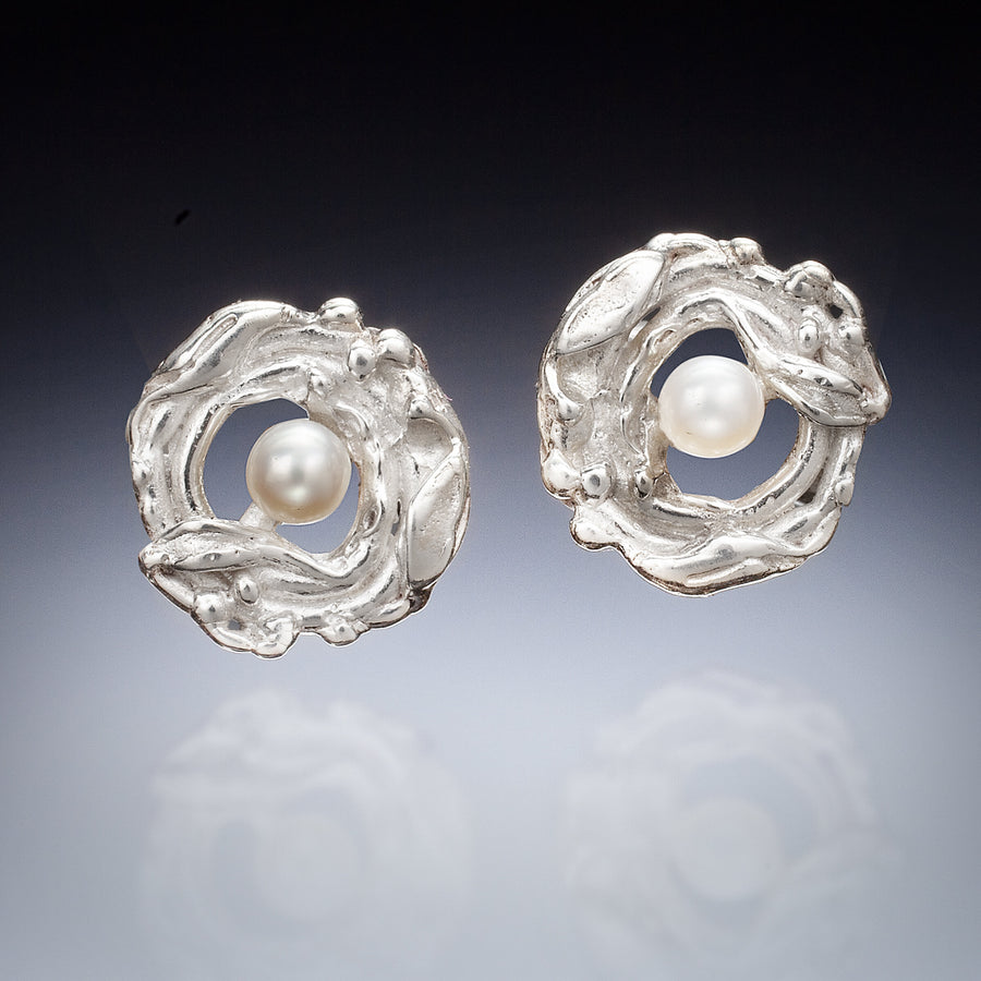 Pearl Wreath Earrings | Photo by Ralph Gabriner