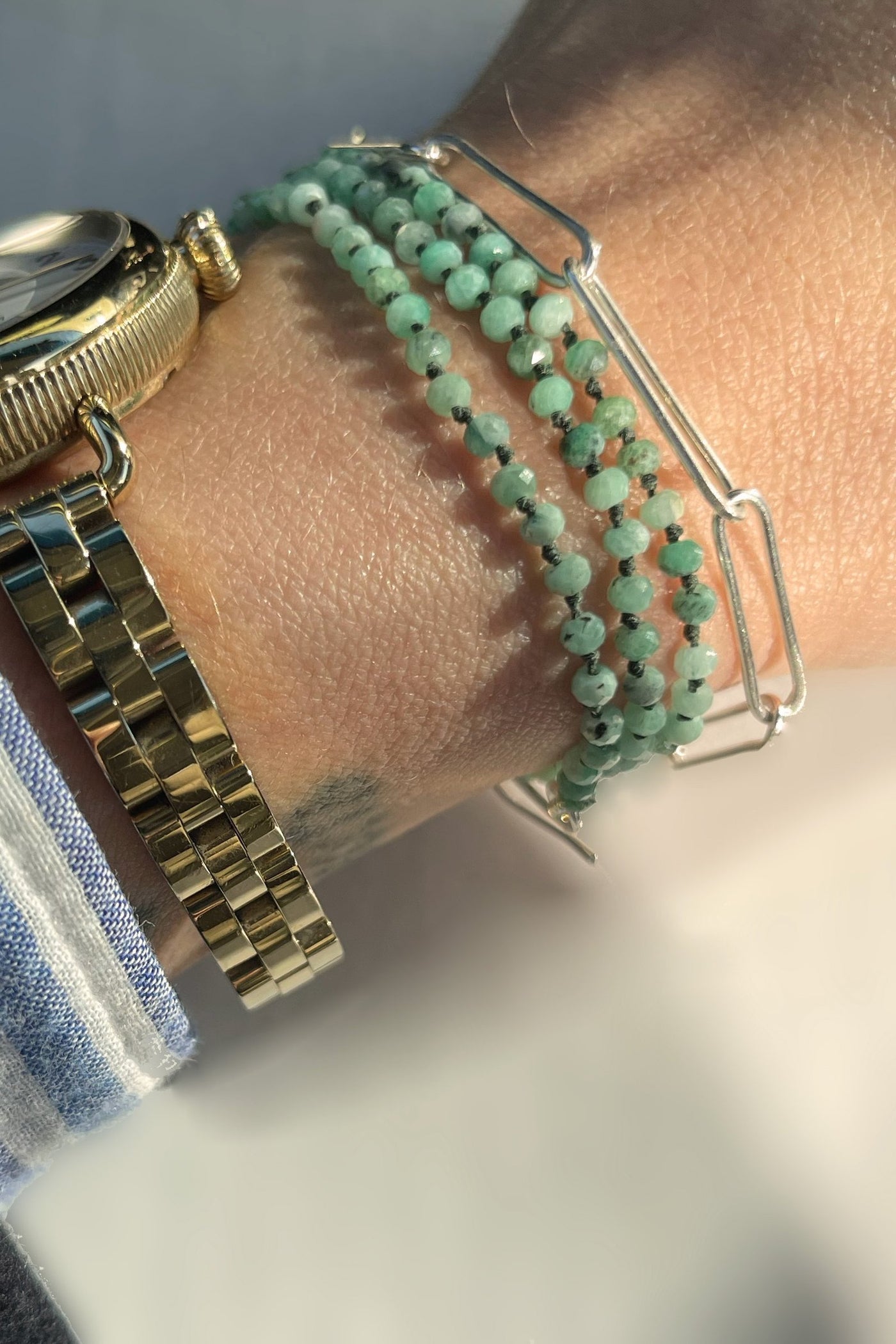 Emerald Links Necklace