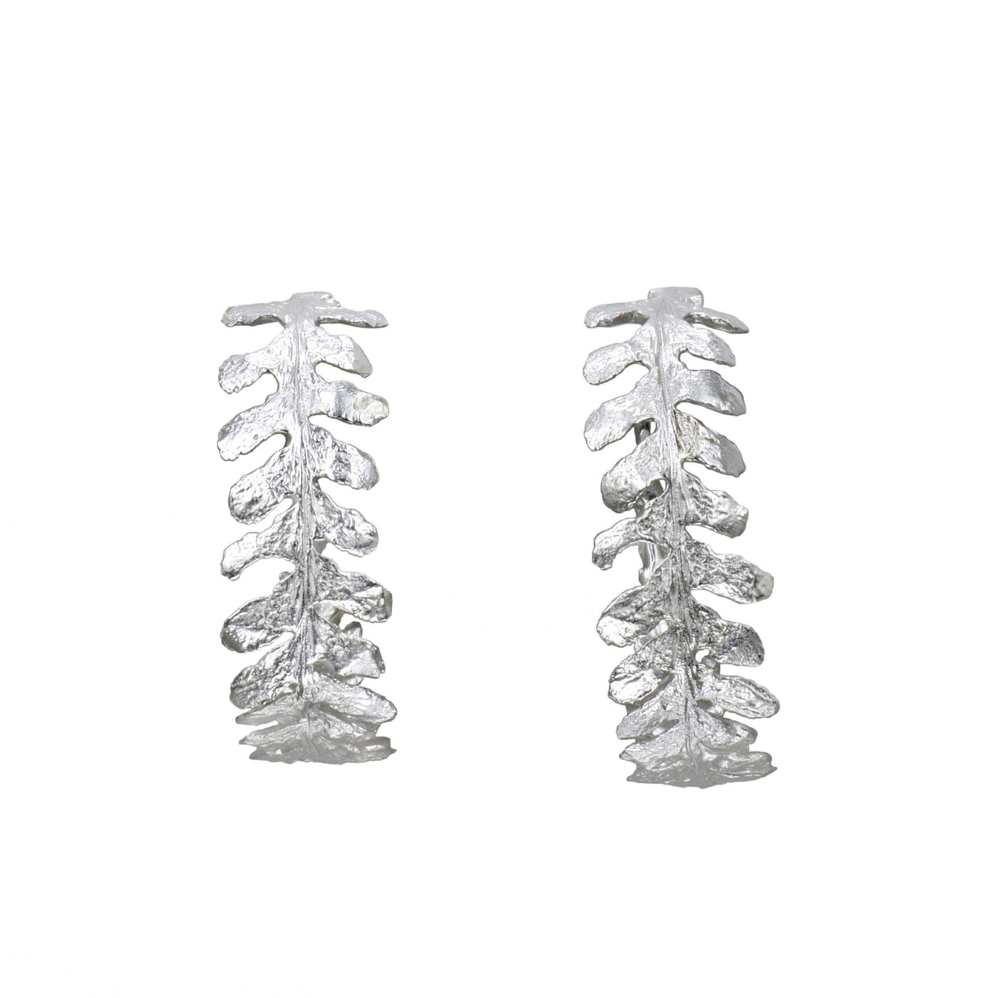 Fern Hoop Earrings