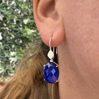 Lapis Doublet Azores Earrings