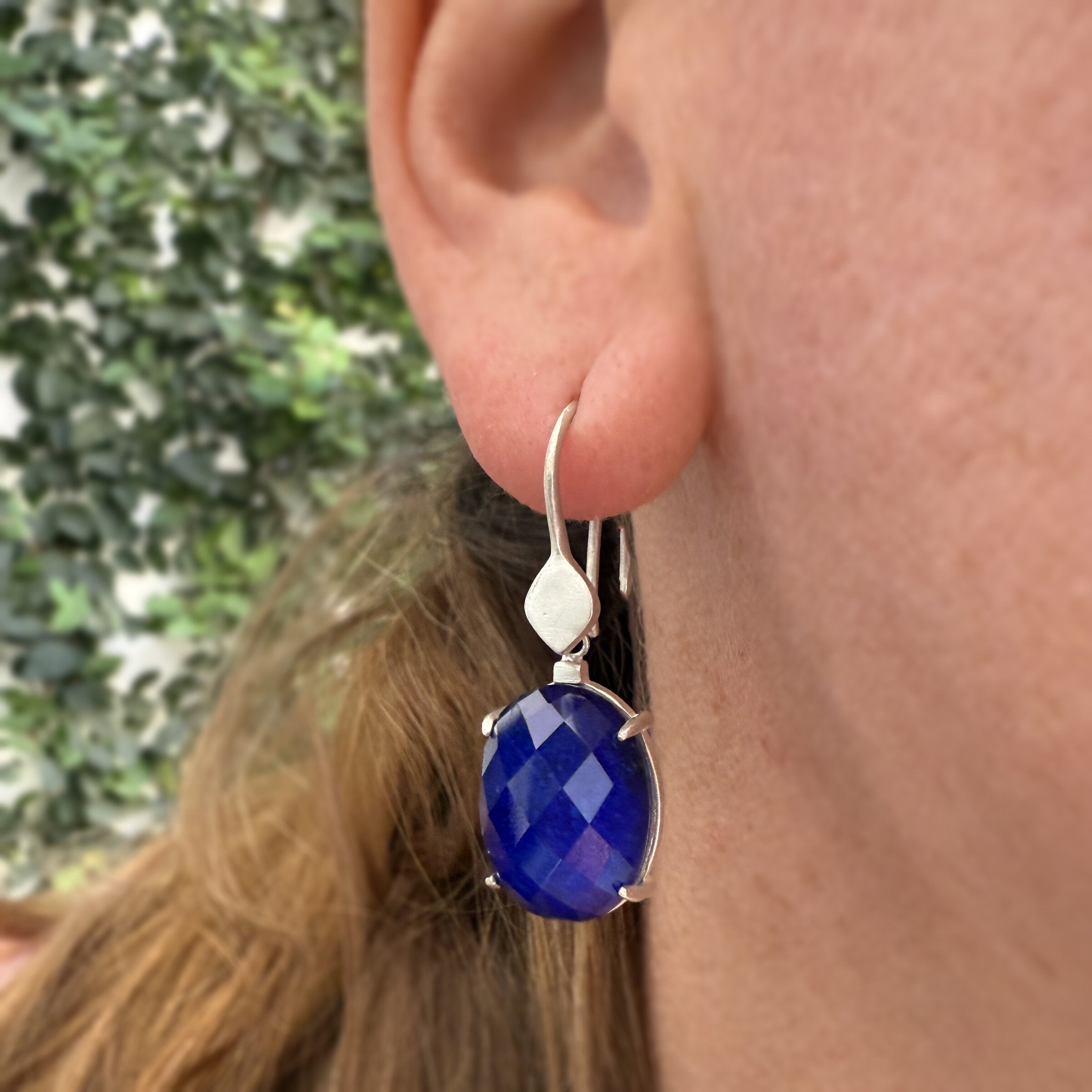 Lapis Doublet Azores Earrings