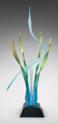 Serene Dance in the Marsh, Turquoise