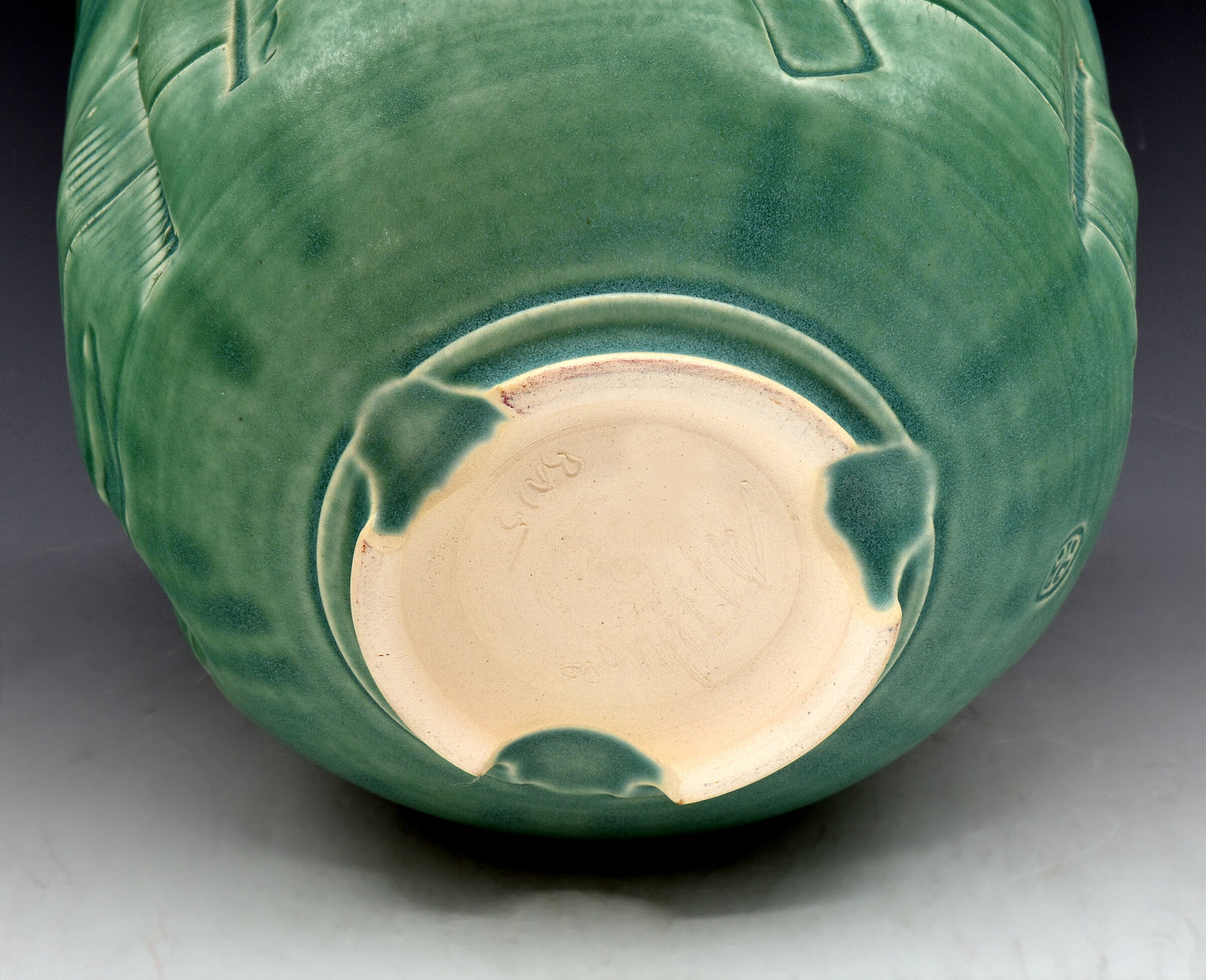 Tall Textured Porcelain Bowl