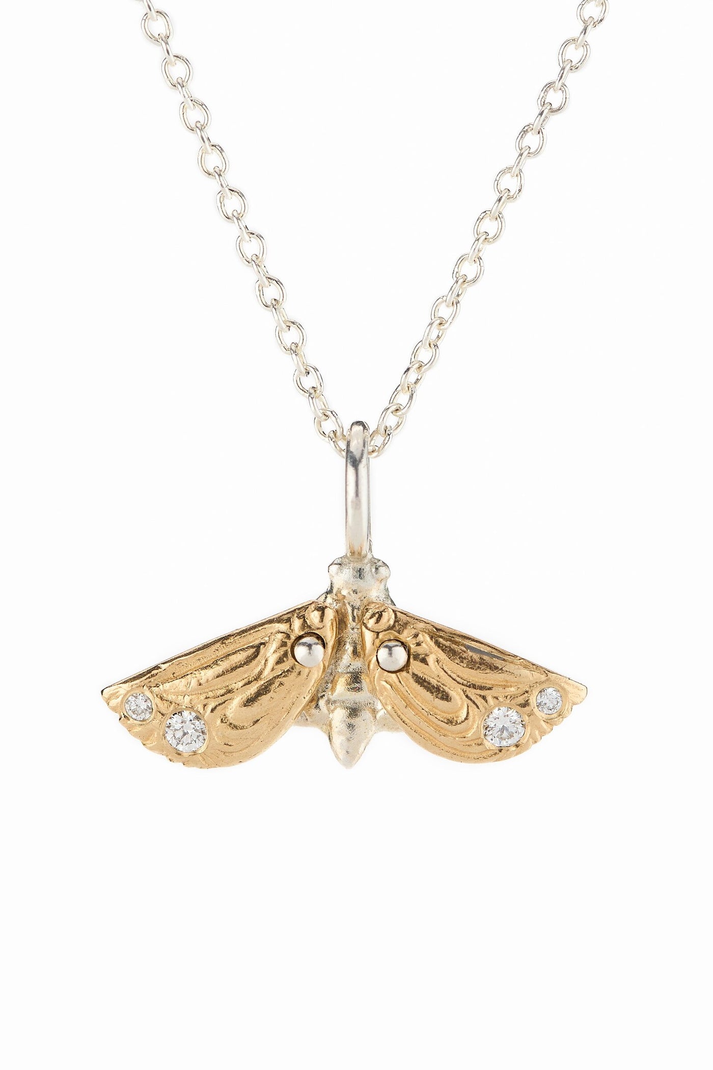 Metaphora Moth Necklace