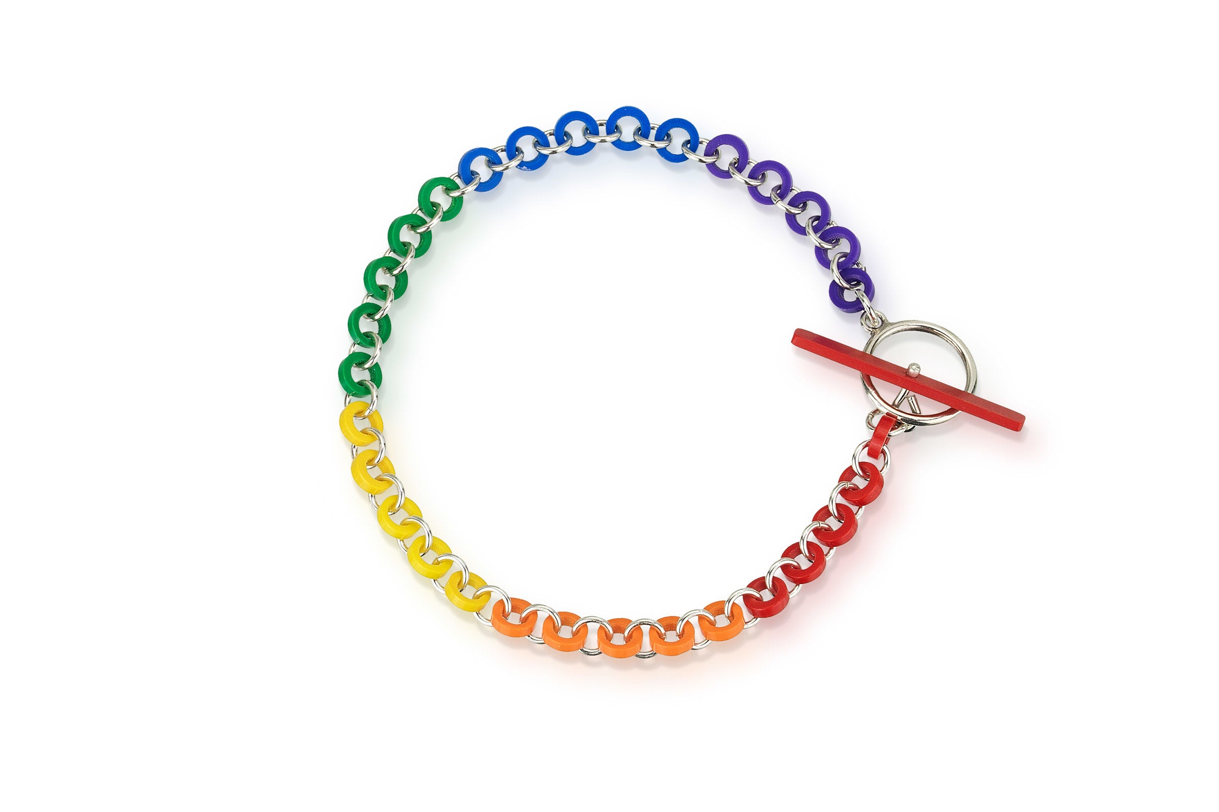 Rainbow Cascade Bracelet