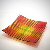 Autumn V Chevron Tapestry Platter