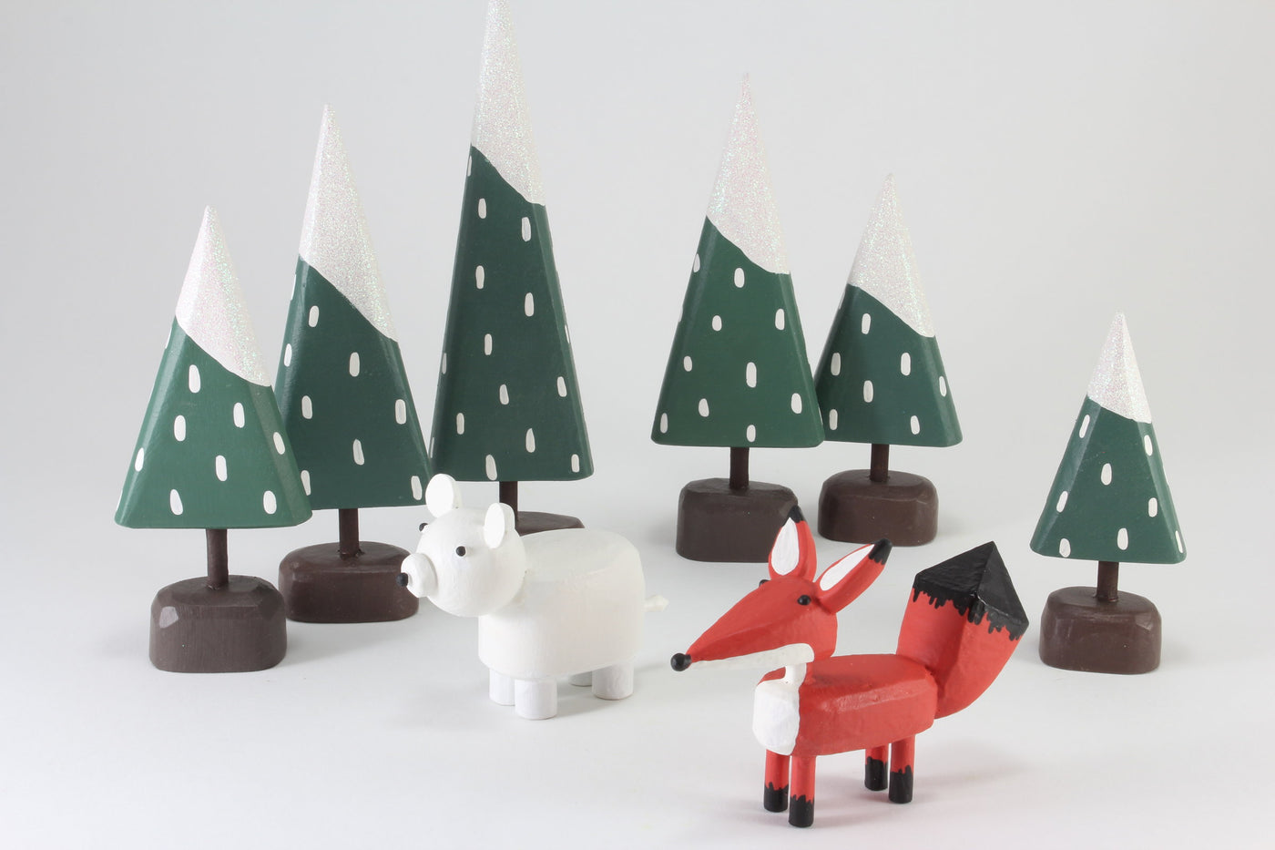 Winter Forest Scene Full Set