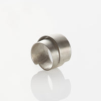 Silver Overlapping Ring