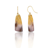 Mookatite & Diamond Earrings | Photo by Webgem