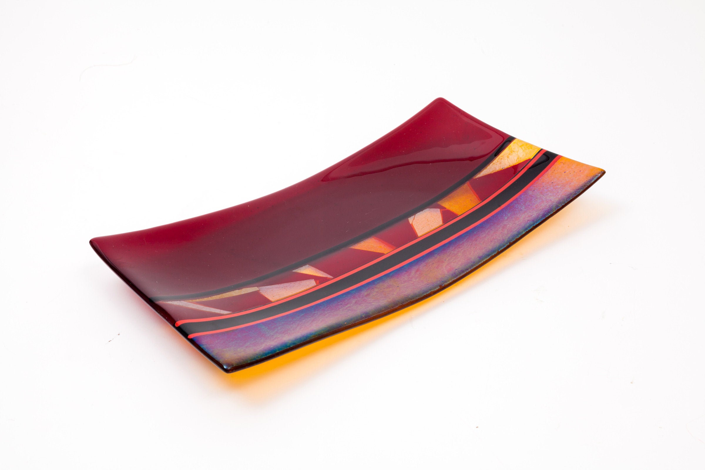 Red and Amber Platter