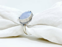 Eclectic Ethos Ring in Blue Chalcedony