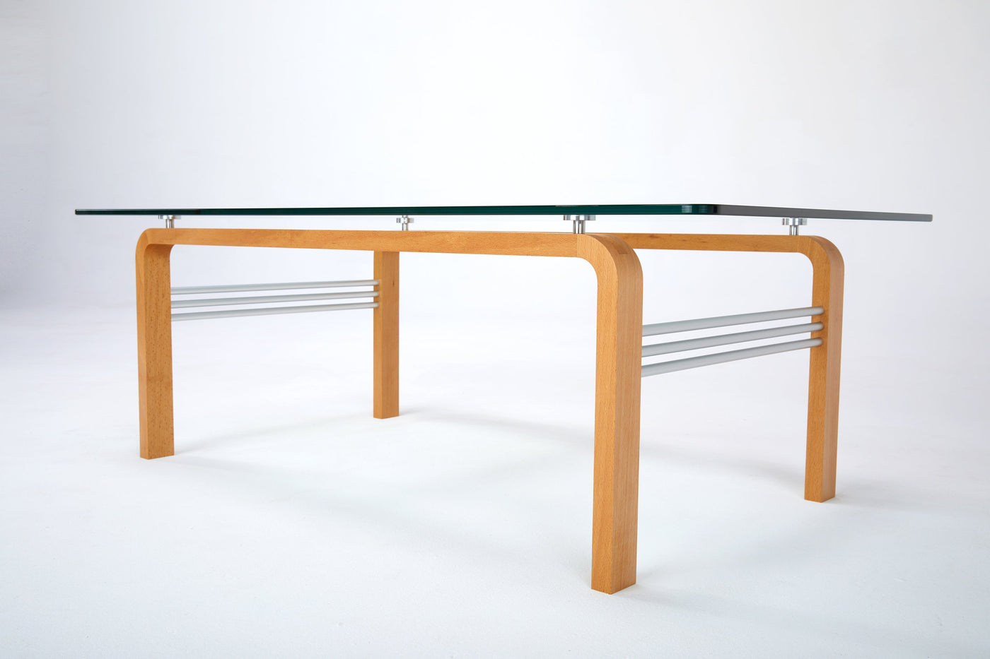 CURVEiture Glass Coffee Table