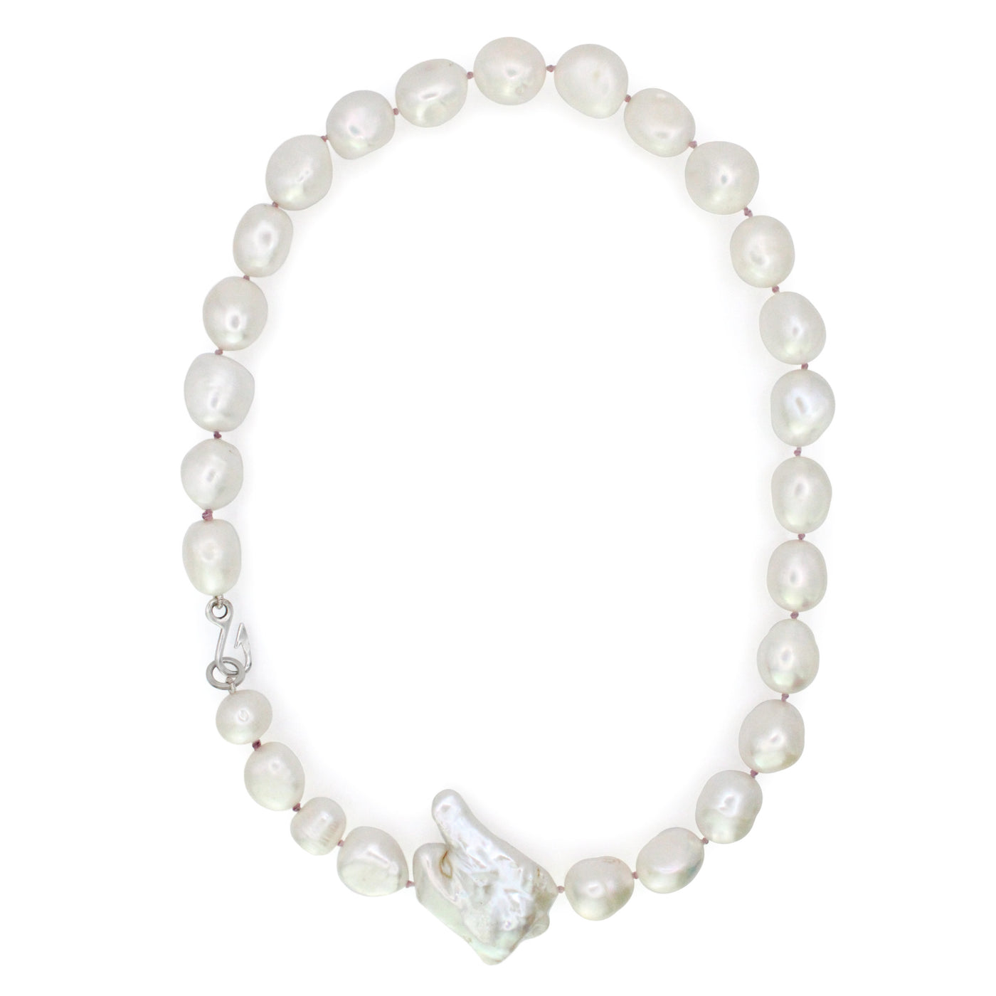 Keshi & Freshwater Baroque Pearl Necklace