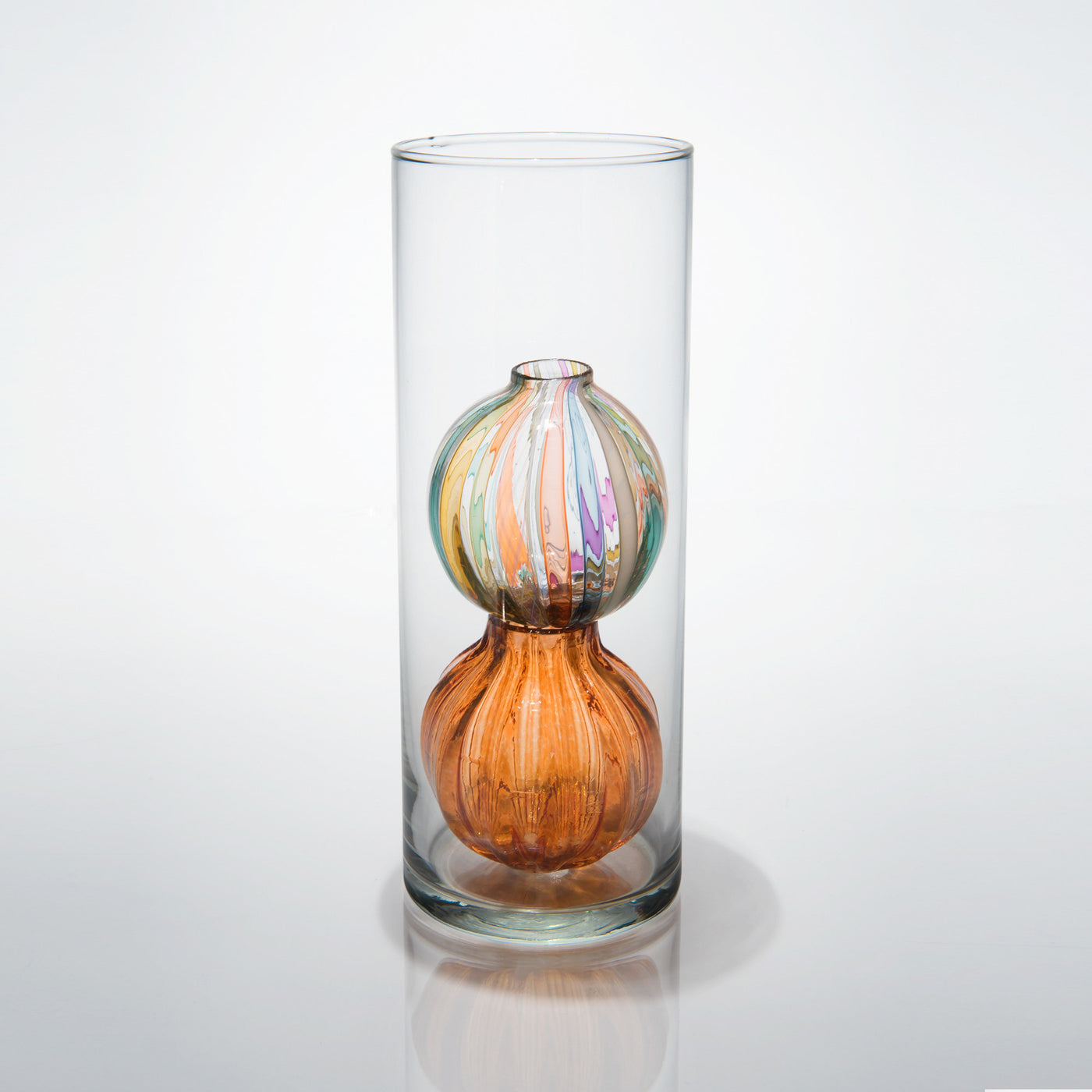 Bead Bud Vase - Double Globe
