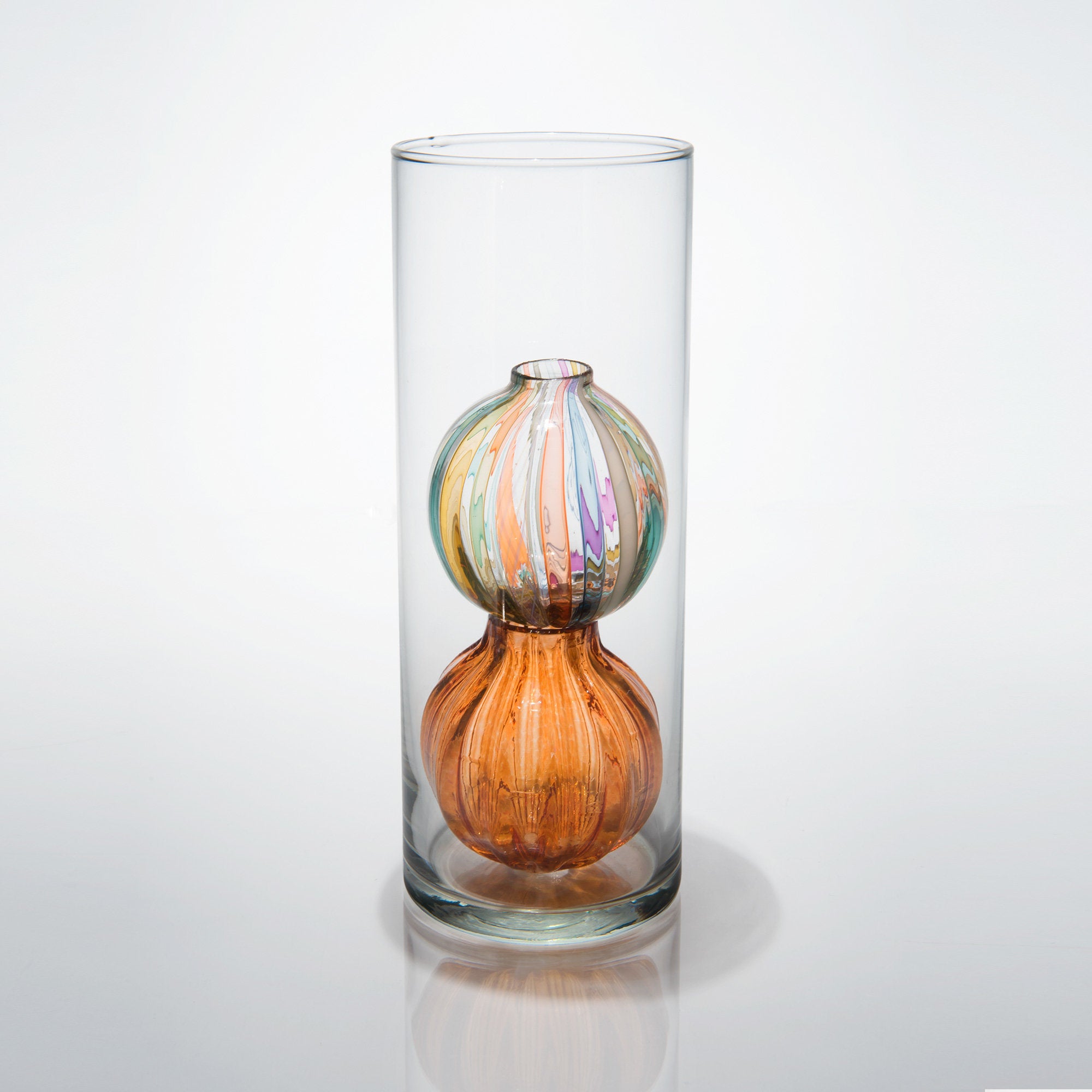 Bead Bud Vase - Double Globe