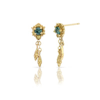 Fortuna Drop Sapphire Earrings