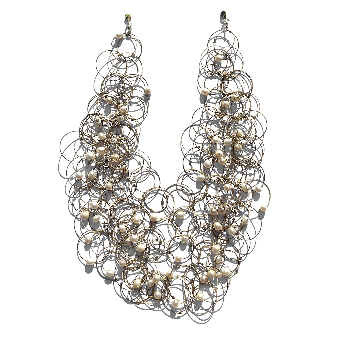 Helios Necklace with Pearls