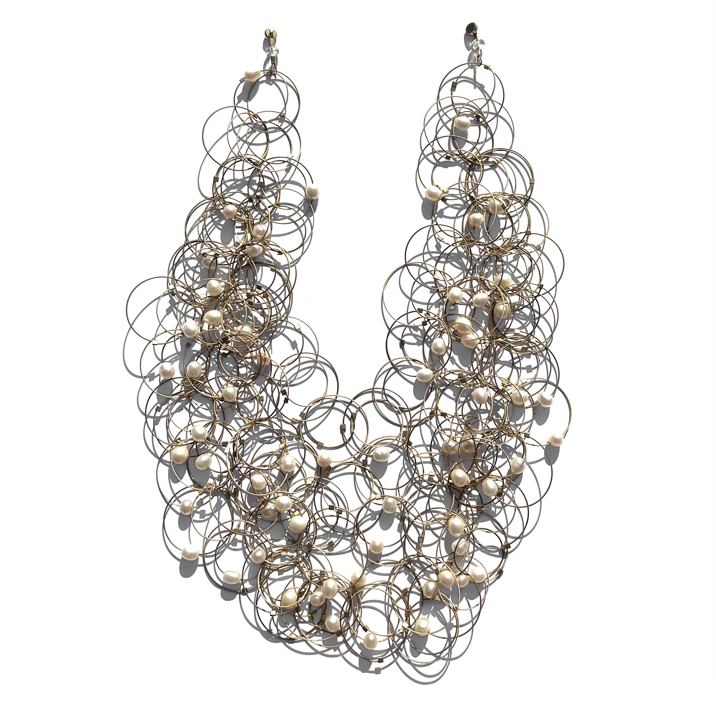 Helios Necklace with Pearls