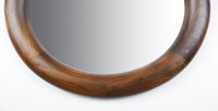 Petite Walnut Teardrop Mirror
