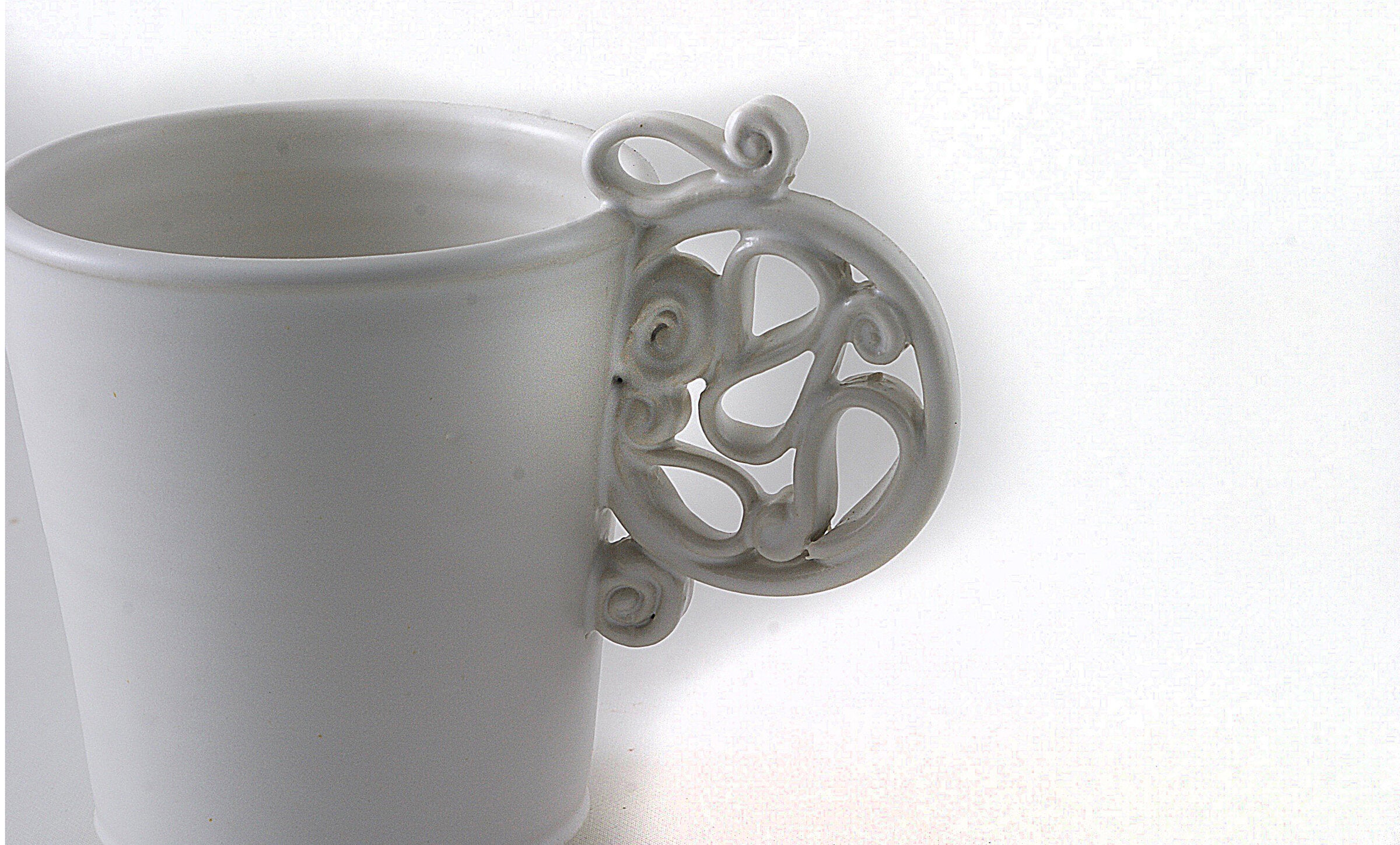 Sculptural Handle Mug