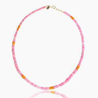 Neon Pink Opal Choker