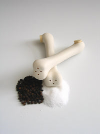 Bone Appetit Salt and Pepper Shakers