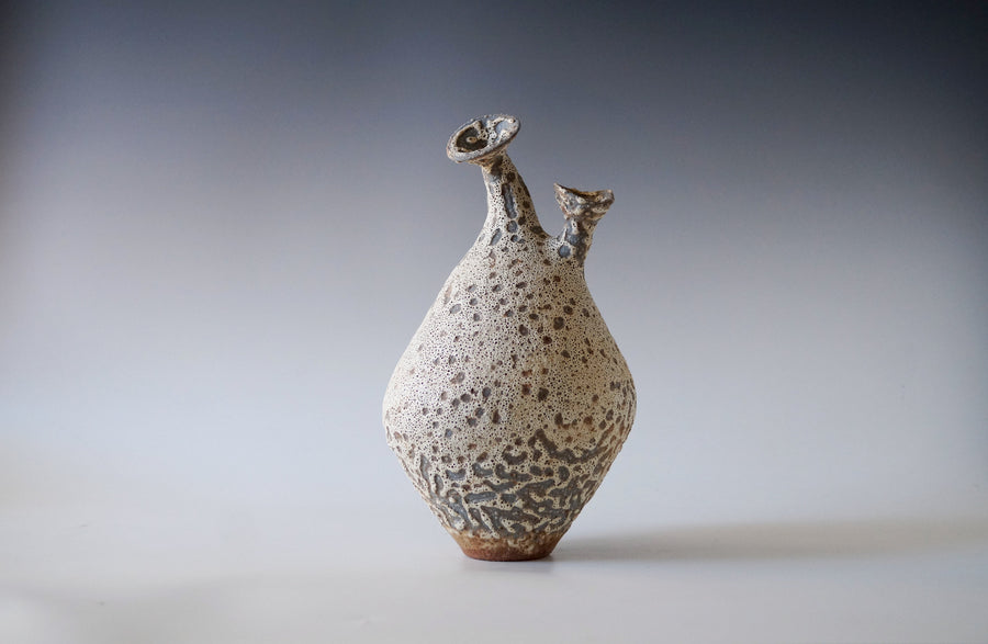 Coral Cluster Black Sea Porcelain Vessel