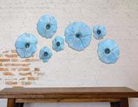 Blue Viola Garland