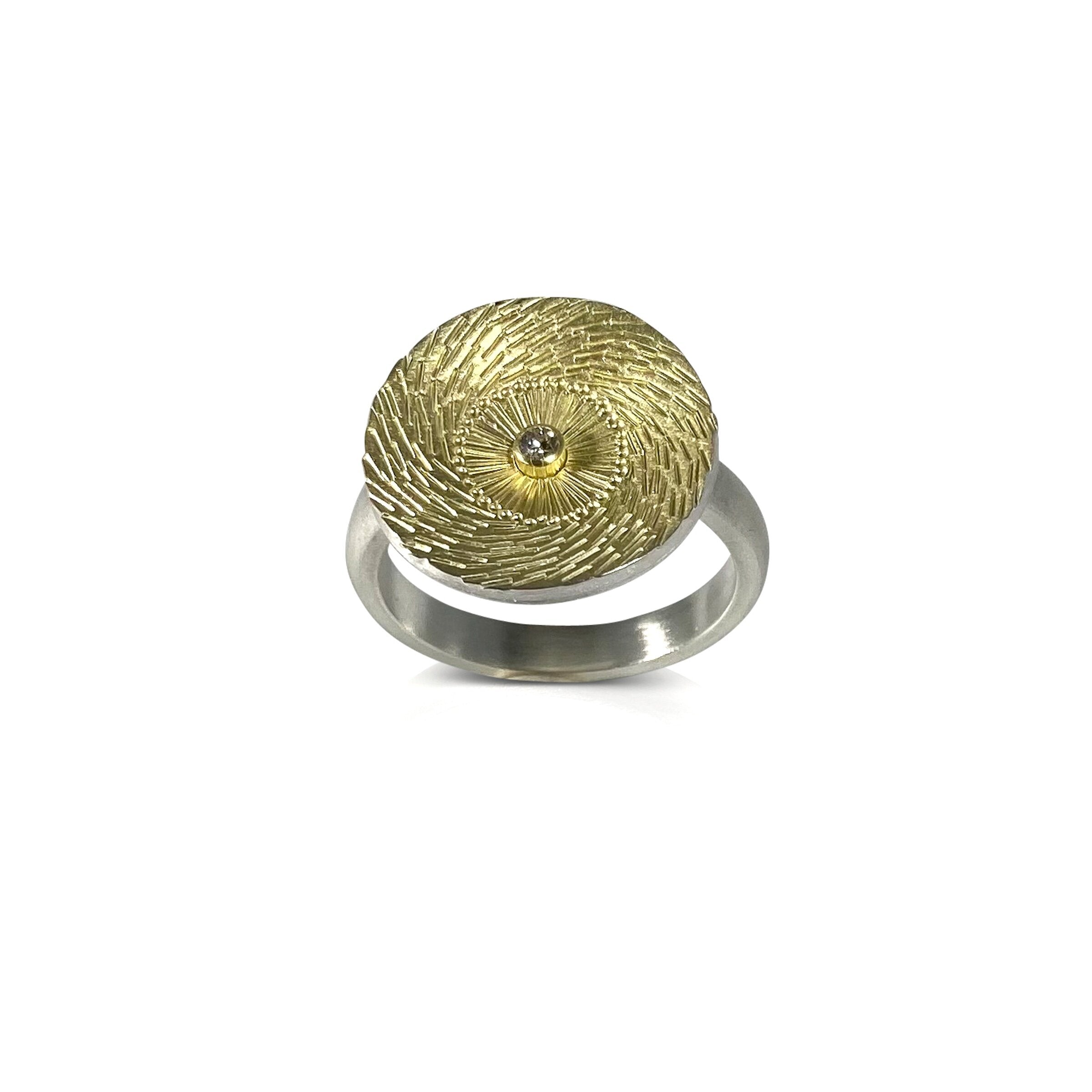 Gold Spin Ring