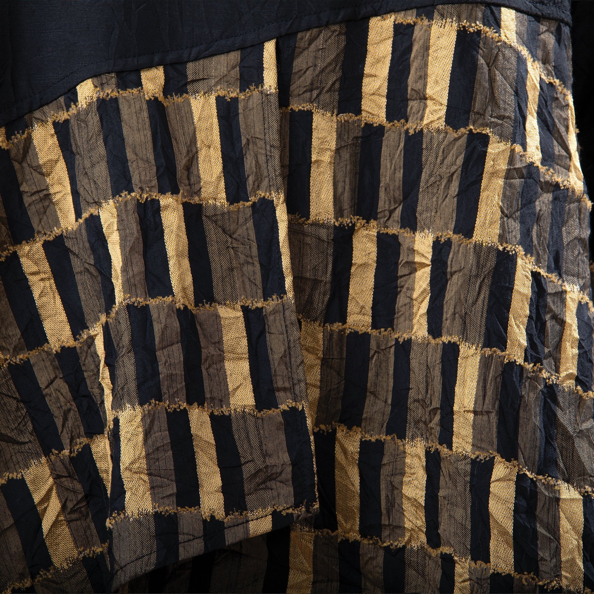 Crinkle Jacquard Harem Style Pants