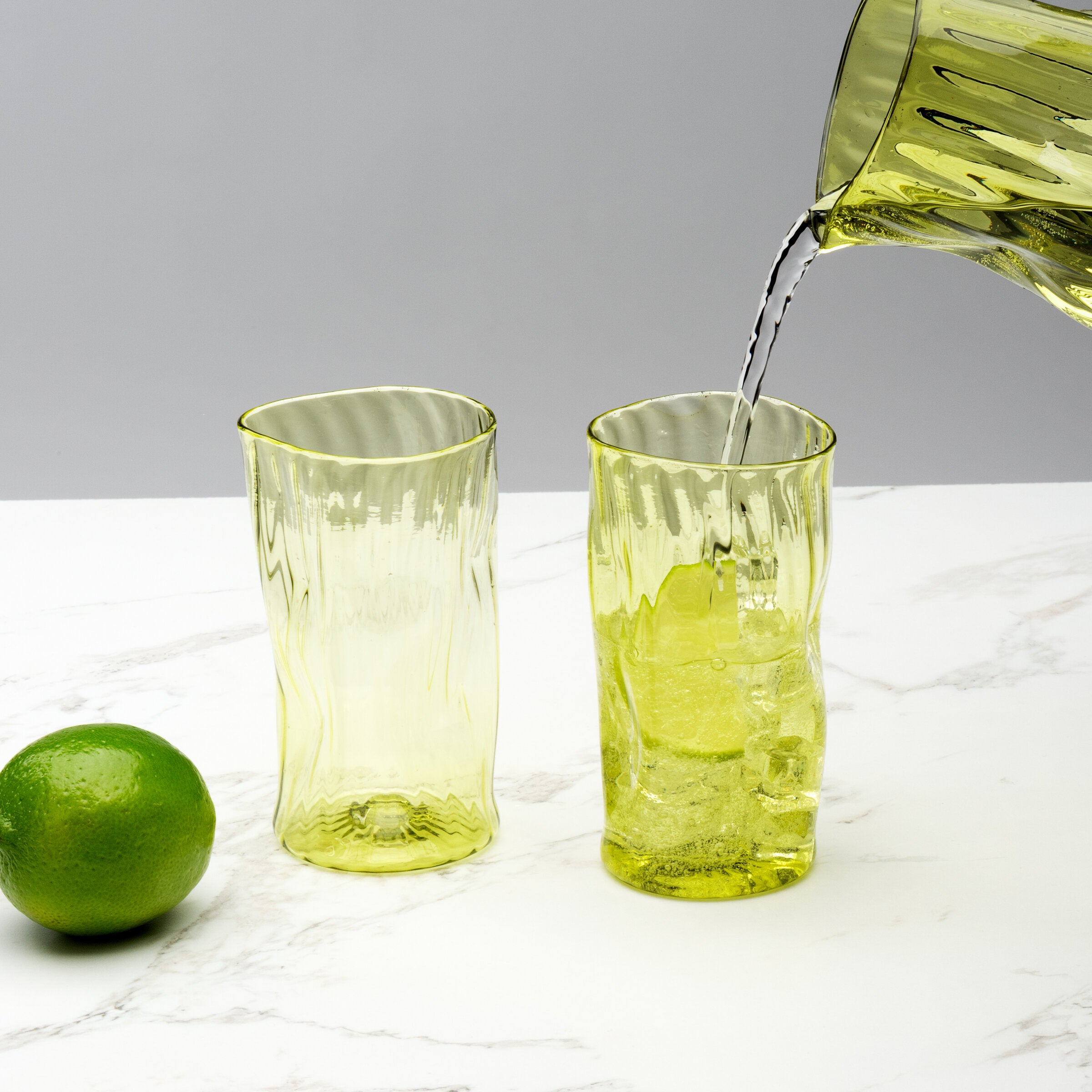 Ginkgo Green Set of Two Cups
