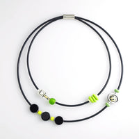 Green Double Wrap Necklace