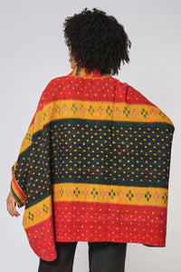 Double Collar Poncho #3