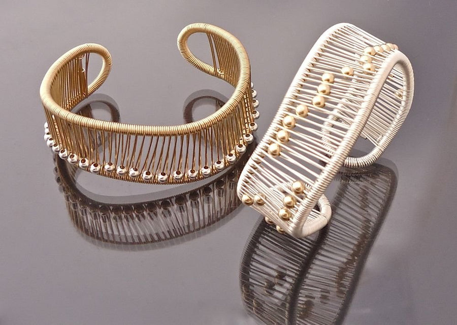 Kinetic Cuff with Ball Beads