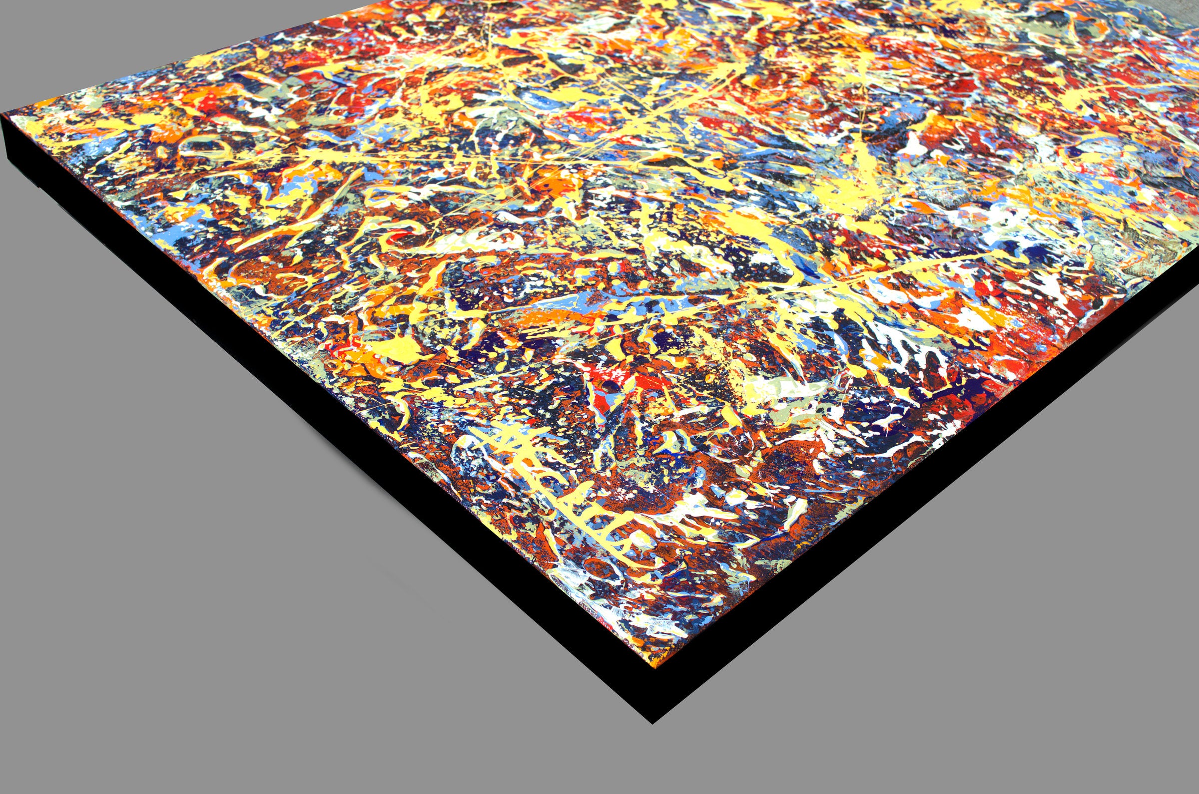 Circus Triptych side and signature