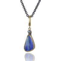 Opal & Blue Zircon Pendant