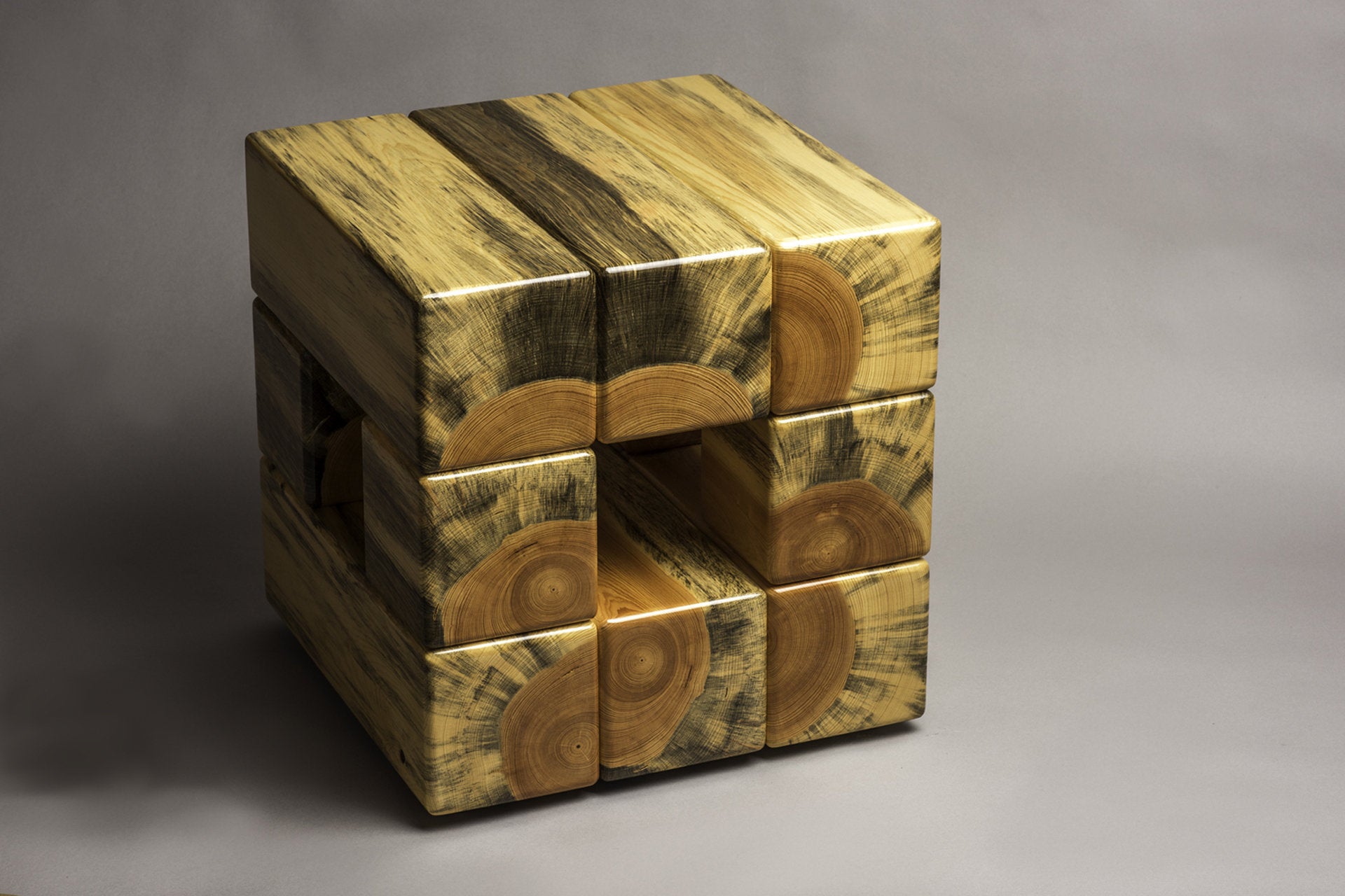 Nine Square Mine Stool