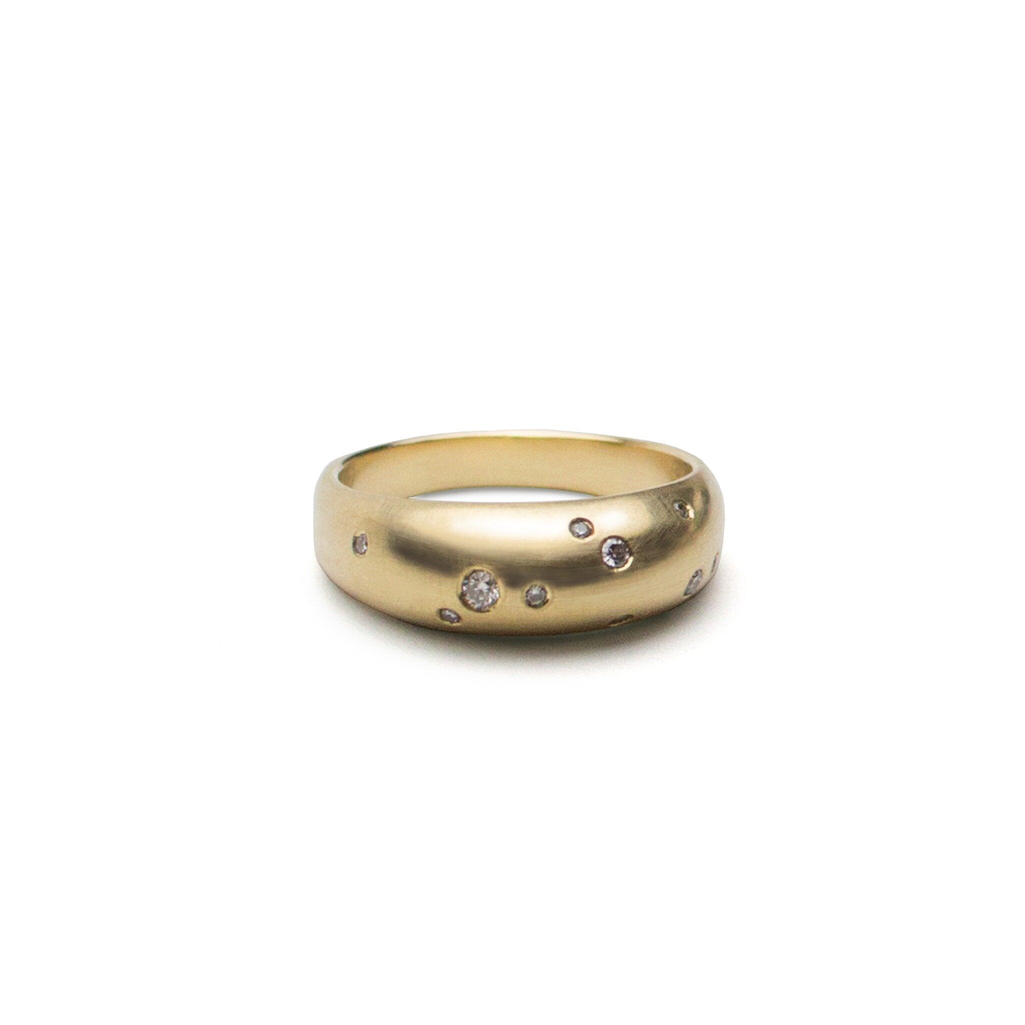 Liquid Gold Melee Single Dome Ring