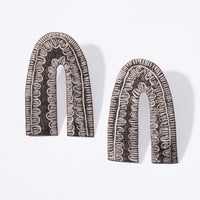 Arch Enamel Earrings
