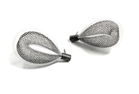 White/Black Loop Earrings