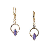 Amethyst with White Topaz Accent