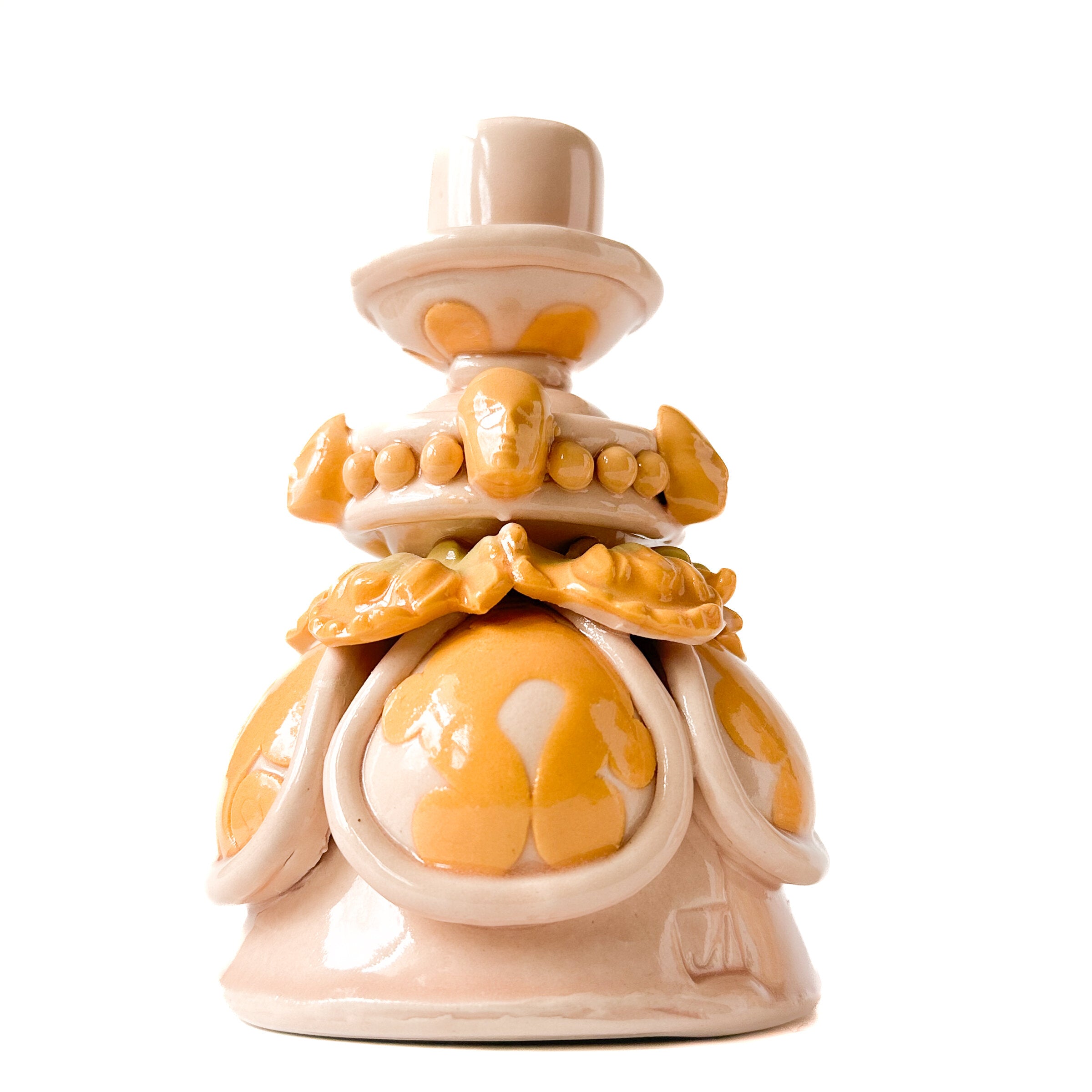 Pink Petticoat Candleholders