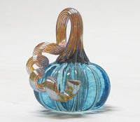 Miniature Light Blue Pumpkin