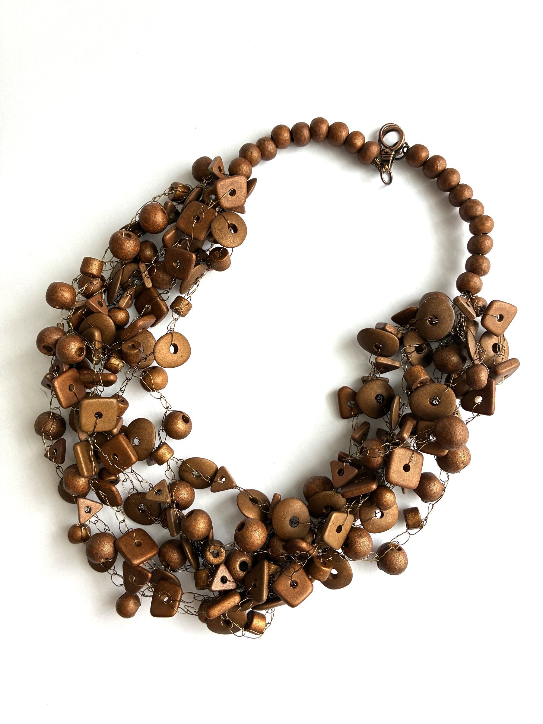 One Color, Many Shapes Necklace